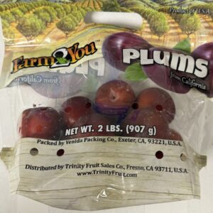 OK PRODUCE BAGGED PLUM 2 LBS 12 PK