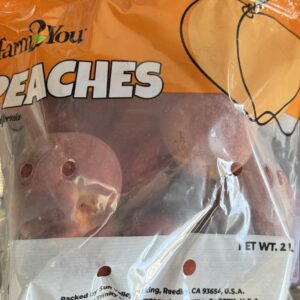 OK PRODUCE PEACH POUCH 2 LBS 12 PK