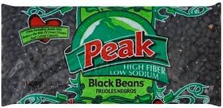 PEAK BLACK BEANS 16oz 24PK