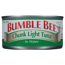 BUMBLE BEE LIGHT TUNA IN WATER 5oz 48PK