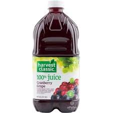 HARVEST CLASSIC CRAN GRAPE JUICE 64oz 8PK