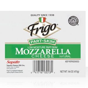 FRIGO PART SKIM MOZZARELLA BALL 16oz 12PK