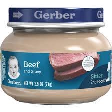 GERBER BEEF W/GRAVY 2.5oz 10PK