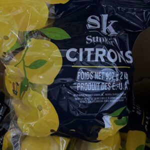 OK PRODUCE LEMONS 3 LBS 12 PK