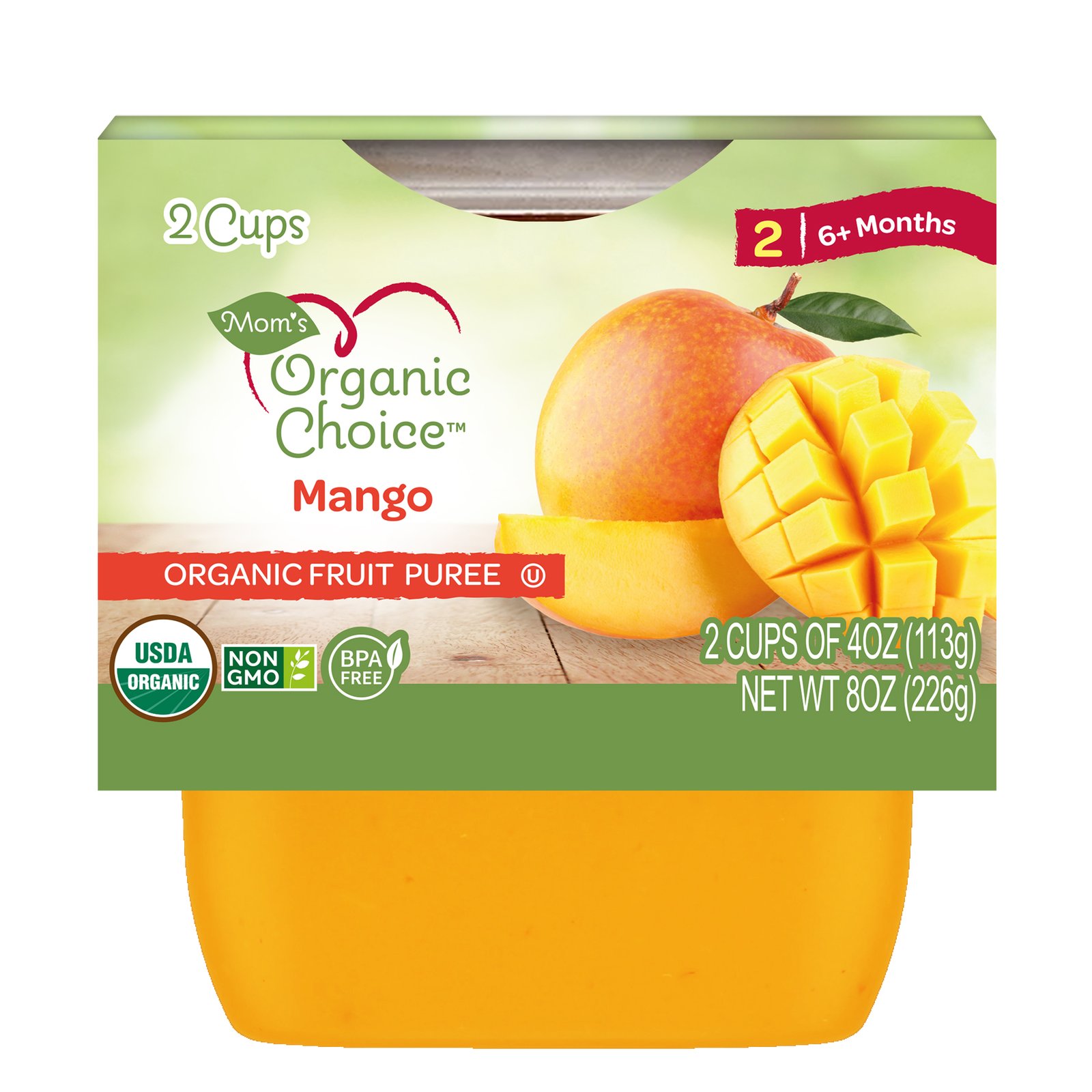 MOM'S ORGANIC Mango 4oz 20 pk