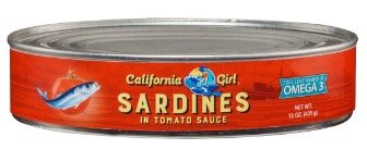 CALIFORNIA GIRLS 15oz SARDINES IN TOMATO SAUCE 24PK