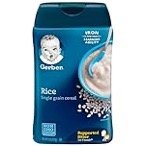 GERBER RICE 8oz 6PK