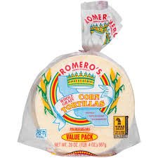 ROMEROS CORN TORTILLAS 16oz 30PK