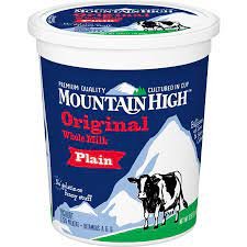 MOUTAIN HIGH PLAIN YOGURT 32oz 6PK