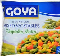 GOYA FROZEN MIXED VEGETABLES 16 oz 12PK