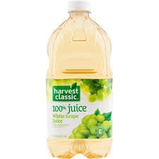HARVEST CLASSIC WHITE GRAPE JUICE 64oz 8PK
