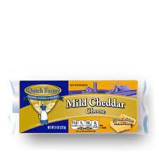 DUTCH FARMS MILD CHEDDAR BAR 16oz 12PK