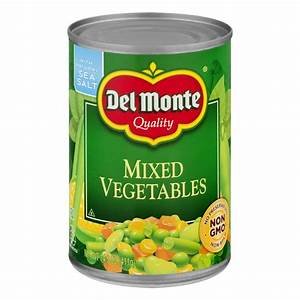 DEL MONTE MIXED VEGETABLES SEA SALT CAN 14.5oz 12PK