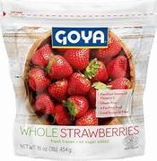 GOYA FROZEN STRAWBERRIES 16 oz 12 PK