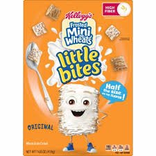 KELLOGGS FROSTED MINI WHEATS LITTLE BITES 14.8oz 10PK