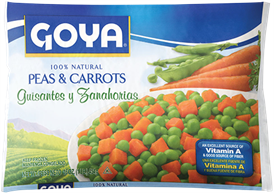 GOYA FROZEN PEAS & CARROTS 16 oz 12PK